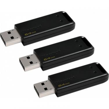 USB флеш накопитель Kingston 3x64GB DataTraveler 20 USB 2.0 Фото 2
