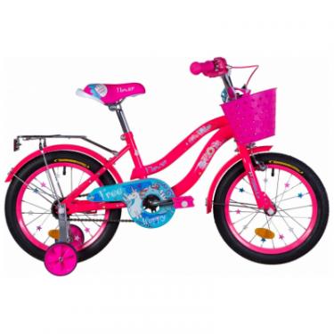 Детский велосипед Formula 16" FLOWER рама-10" St 2020 розовый с голубым с ба Фото