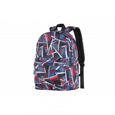 Рюкзак для ноутбука 2E 13" TeensPack Absrtraction, red-blue Фото