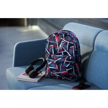 Рюкзак для ноутбука 2E 13" TeensPack Absrtraction, red-blue Фото 9