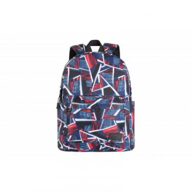 Рюкзак для ноутбука 2E 13" TeensPack Absrtraction, red-blue Фото 1