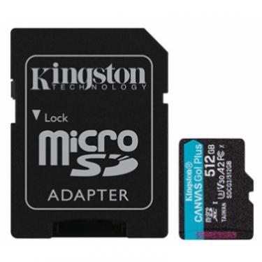 Карта памяти Kingston 512GB microSDXC class 10 UHS-I U3 A2 Canvas Go Plu Фото