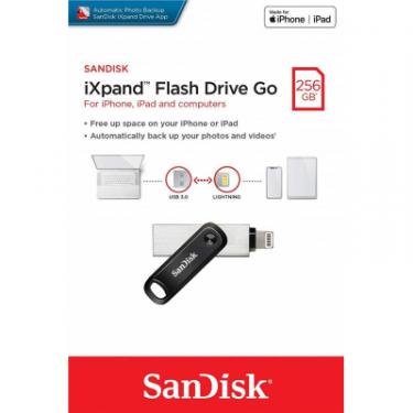 USB флеш накопитель SanDisk 256GB iXpand Go USB 3.0/Lightning Фото 5