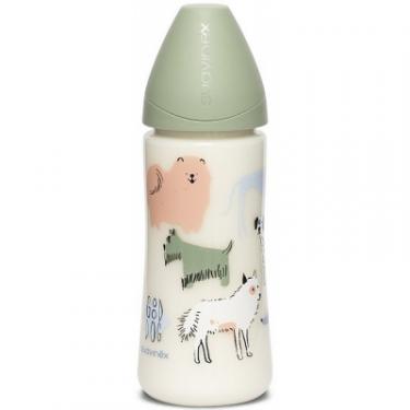 Бутылочка для кормления Suavinex Истории щенков 360 мл зеленая Фото