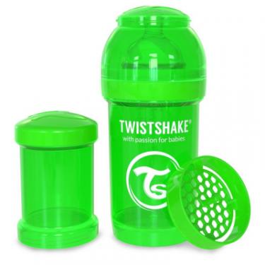 Бутылочка для кормления Twistshake антиколиковая 180 мл, зеленая Фото 1