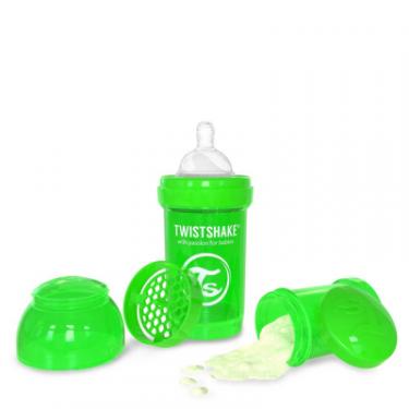 Бутылочка для кормления Twistshake антиколиковая 180 мл, зеленая Фото 2