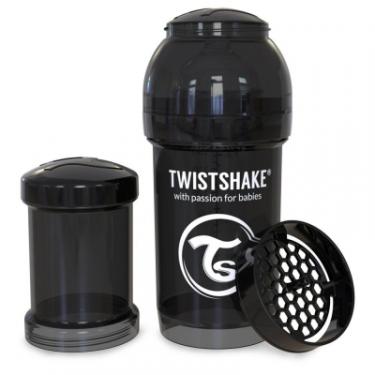 Бутылочка для кормления Twistshake антиколиковая 180 мл, черная Фото 1