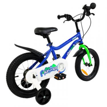 Детский велосипед Royal Baby Chipmunk MK 14" Official UA Синий Фото 2