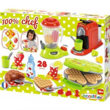 Игровой набор Ecoiffier Chef с посудой и продуктами Фото 6
