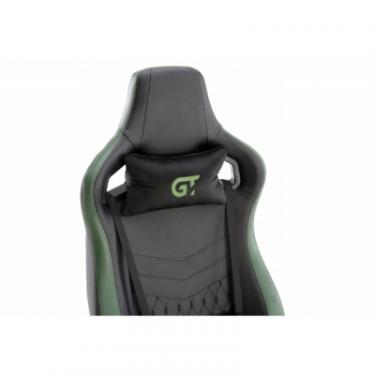 Кресло игровое GT Racer X-0718 Black/Green Фото 5