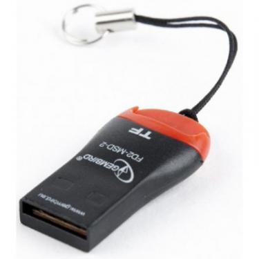 Считыватель флеш-карт Gembird USB 2.0 MicroSD Фото 1