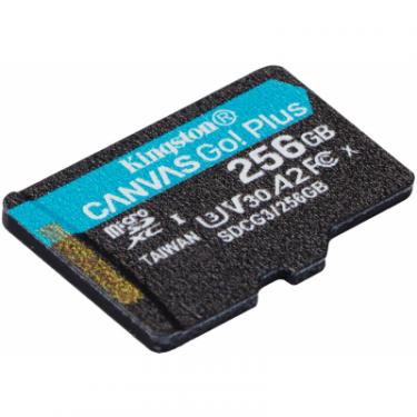 Карта памяти Kingston 256GB microSDXC class 10 A2 U3 V30 Canvas Go Plus Фото 1