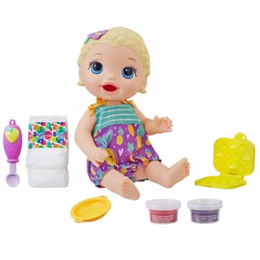 Кукла Hasbro Baby Alive Малышка Блондинка и Снеки Фото 1