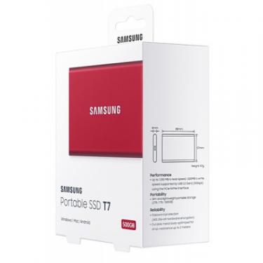 Накопитель SSD Samsung USB 3.2 500GB T7 Фото 9