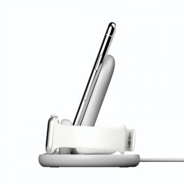 Зарядное устройство Belkin 3-in-1 Wireless Pad/Stand/Apple Watch, white Фото 3