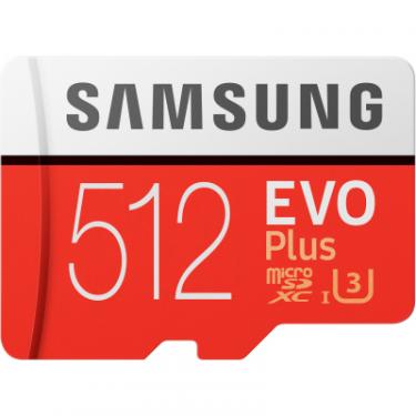 Карта памяти Samsung 512GB microSD class 10 UHS-I U3 Evo Plus V2 Фото 2
