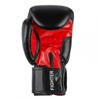 Боксерские перчатки Benlee Fighter 16oz Black/Red Фото 2