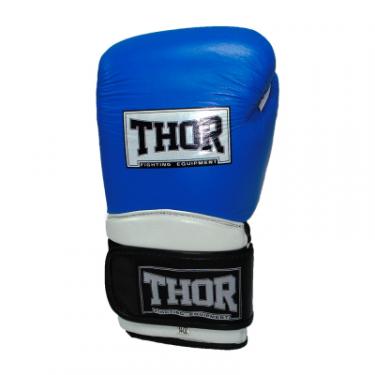 Боксерские перчатки Thor Pro King 14oz Blue/White/Black Фото 1