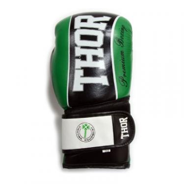 Боксерские перчатки Thor Thunder 14oz Green Фото 3