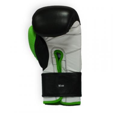 Боксерские перчатки Thor Typhoon 10oz Black/Green/White Фото 3