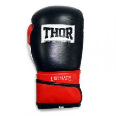 Боксерские перчатки Thor Ultimate 12oz Black/White/Red Фото 1