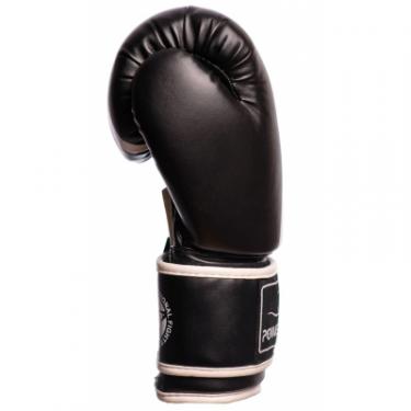 Боксерские перчатки PowerPlay 3010 14oz Black/White Фото 1