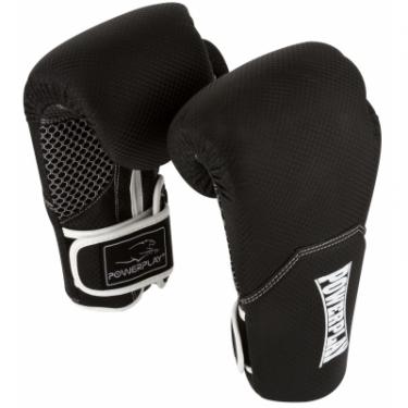 Боксерские перчатки PowerPlay 3011 14oz Black/White Фото 1