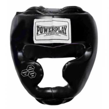 Боксерский шлем PowerPlay 3043 L Black Фото