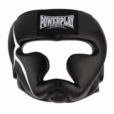 Боксерский шлем PowerPlay 3066 XL Black Фото 1
