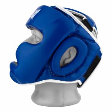 Боксерский шлем PowerPlay 3068 XS Blue/White Фото 2