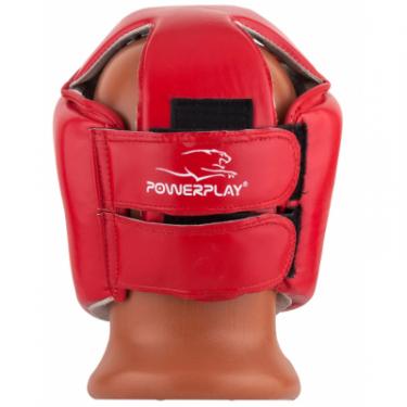 Боксерский шлем PowerPlay 3084 S Red Фото 3