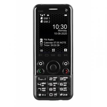 Мобильный телефон 2E E240 POWER Black Фото 1