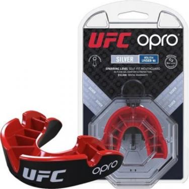 Капа Opro Junior Silver UFC Hologram Black/Red Фото