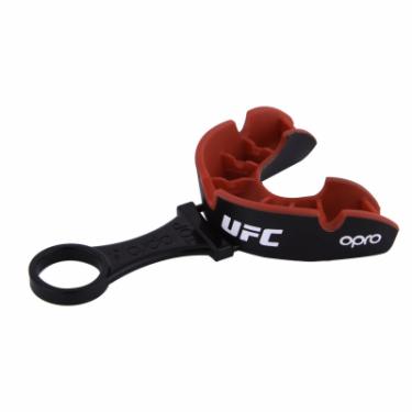 Капа Opro Junior Silver UFC Hologram Black/Red Фото 2