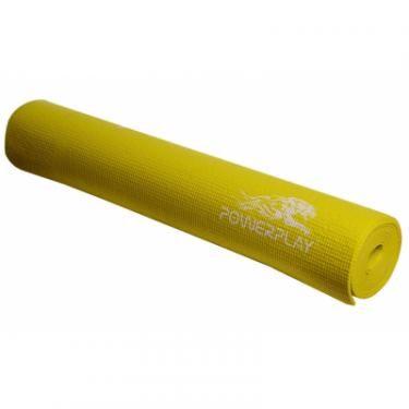 Коврик для фитнеса PowerPlay 4011 173 x 61 x 0.8 см Yellow Фото 1
