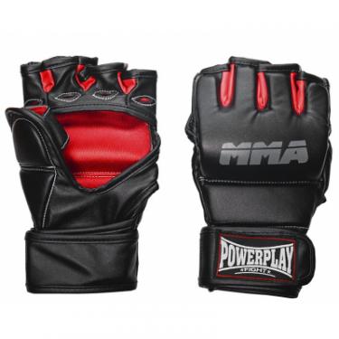 Перчатки для MMA PowerPlay 3053 L/XL Black/Red Фото