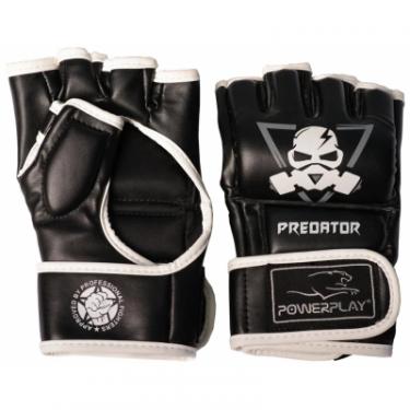 Перчатки для MMA PowerPlay 3056 А L Black/White Фото