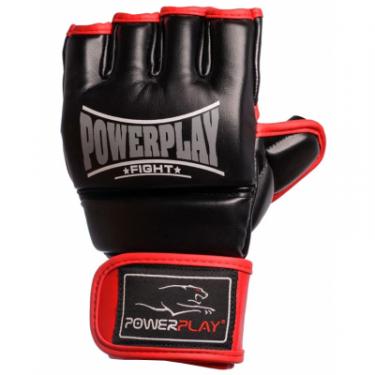 Перчатки для MMA PowerPlay 3058 S Black/Red Фото