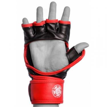 Перчатки для MMA PowerPlay 3058 S Black/Red Фото 1