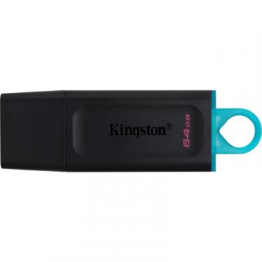 USB флеш накопитель Kingston 64GB DataTraveler Exodia Black/Teal USB 3.2 Фото
