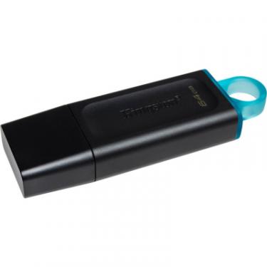 USB флеш накопитель Kingston 64GB DataTraveler Exodia Black/Teal USB 3.2 Фото 1