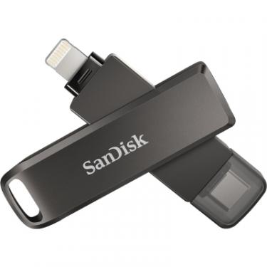 USB флеш накопитель SanDisk 64GB iXpand Drive Luxe Type-C /Lightning Фото 2