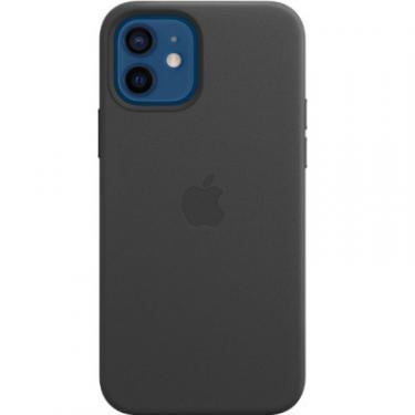 Чехол для мобильного телефона Apple iPhone 12 | 12 Pro Leather Case with MagSafe - Bla Фото