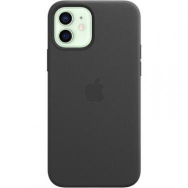 Чехол для мобильного телефона Apple iPhone 12 | 12 Pro Leather Case with MagSafe - Bla Фото 1