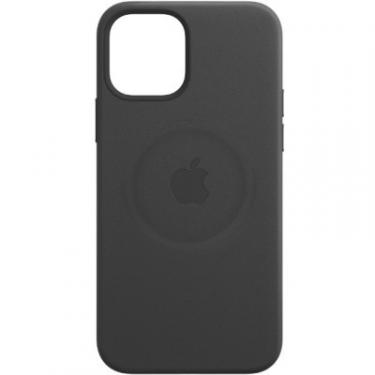 Чехол для мобильного телефона Apple iPhone 12 | 12 Pro Leather Case with MagSafe - Bla Фото 3