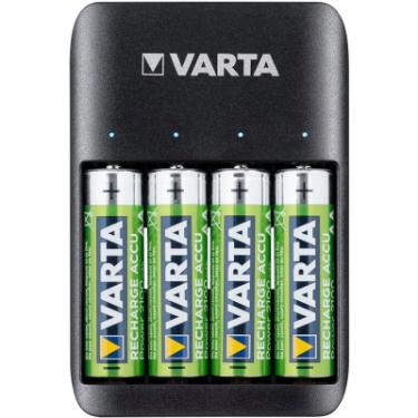 Зарядное устройство для аккумуляторов Varta Value USB Quattro Charger + 4шт. AA 2100 mAh Фото 1