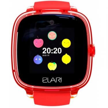 Смарт-часы Elari KidPhone Fresh Red с GPS-трекером Фото 1