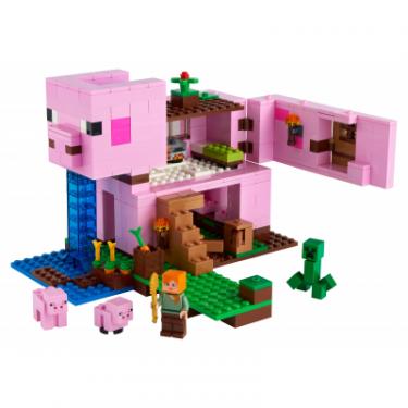 Конструктор LEGO Minecraft Дом-свинья 490 деталей Фото 1