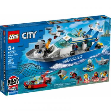 Конструктор LEGO City Police Полицейская патрульная лодка 276 детал Фото