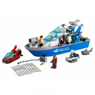 Конструктор LEGO City Police Полицейская патрульная лодка 276 детал Фото 1